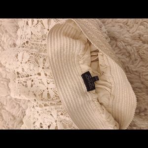 Topshop Off-White Lace Shorts